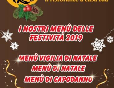 Menù delle festività 2019