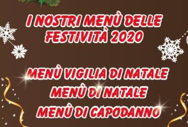 Menù delle festività 2020