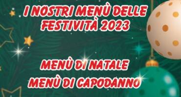 Menù delle festività 2023