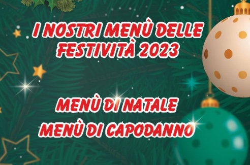 Menù delle festività 2023